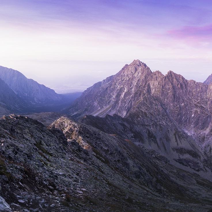 Alpine wilderness landscape